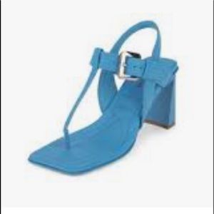 Jeffrey Campbell amok-hi Blue heeled sandals